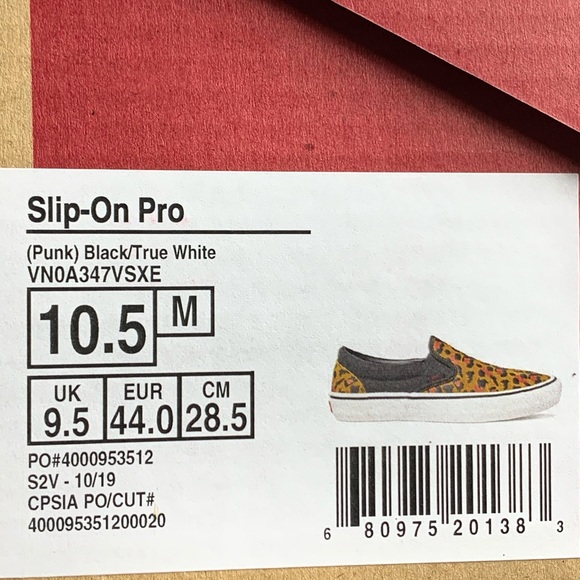 VANS Mens Slip On Pro Size 10 & 10.5 - Picture 7 of 8